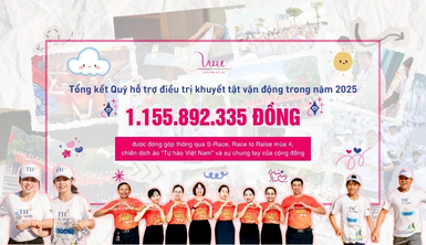 Hơn 1,15 tỷ đồng được đóng góp vào Quỹ hỗ trợ điều trị khuyết tật vận động cho bệnh nhi có hoàn cảnh khó khăn trong năm 2025